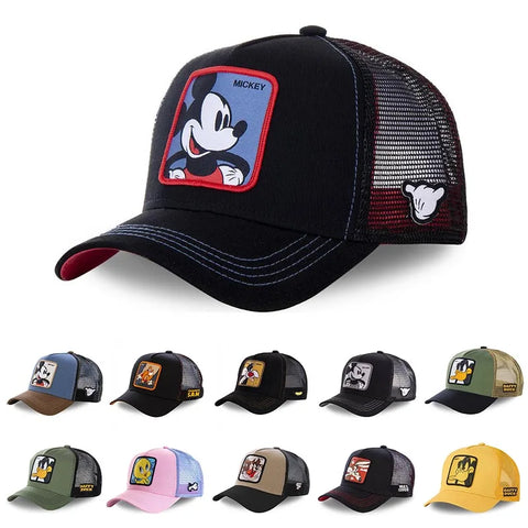 Anime Bunny Taz Duck Snapback Cotton Baseball Cap Men Women Hip Hop Dad Trucker Hat
