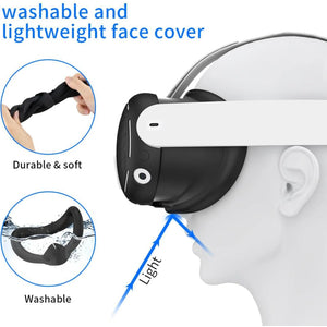10-in-1 Silicone Controller Case for Meta Quest 3/3s, Grip Protector & Battery Cover, VR Headset Accessories