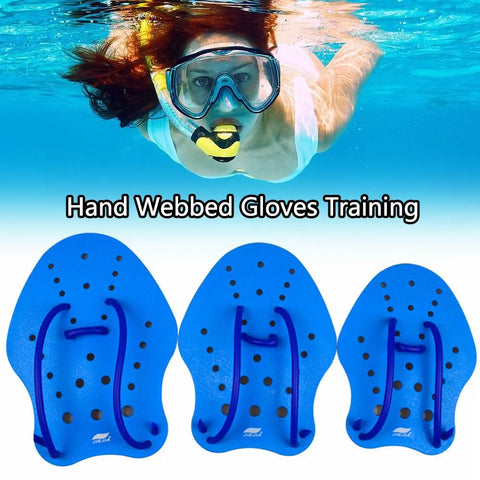 Hand Webbed Gloves for Women & Kids - Diving, Swimming Training Paddles, Fin Flipper