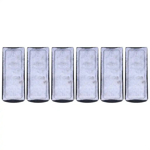 6-Pack Wall-Mount Aquarium Filter Replacement Pads, Carbon Cotton Compatible