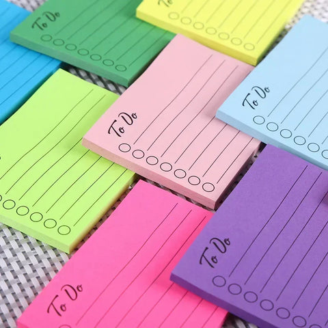 50 Sheets Kawaii Memo Pads To Do List Tearable Notes Daily Planner Sticky Korean Stationery