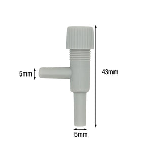 10-Piece Adjustable Aquarium Air Valves for 4mm Tube - Oxygen Pump Divider for Fish Tank