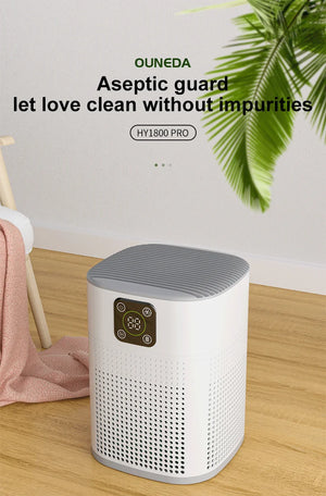 Portable Air Purifier for Home - H13 HEPA & Carbon Filters, Smart Control, Efficient Dust & Odor Removal