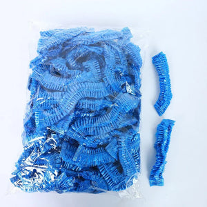 100-Pack Disposable Shower Caps Waterproof Hair Protection for Bath, Salon, Travel