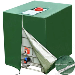 1000L IBC Tote Container Cover, Waterproof UV-Resistant Outdoor Protection