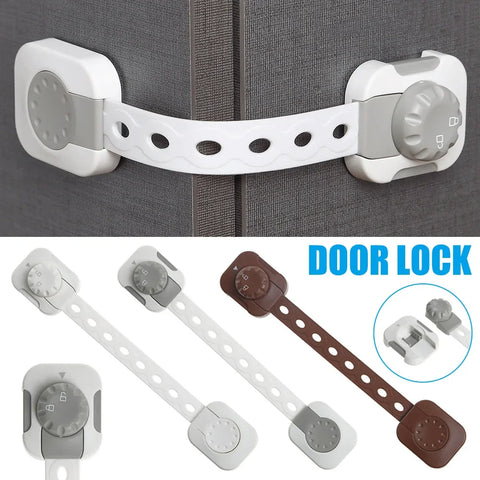 Child Safety Locks Baby Proof Cabinet Drawer Latches Plastic Childproof Safety for Doors