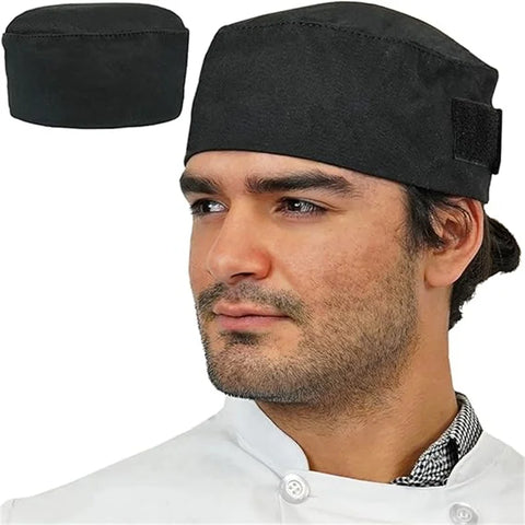 Chef Hat Kitchen Cooking Cap, Mesh Top, Unisex Food Service Uniform, Baker & Catering Hat
