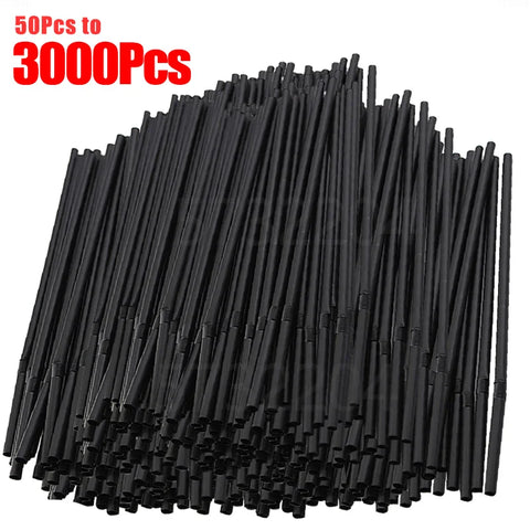 Colorful Disposable Drinking Straws, 50-3000 Pack for Parties and Events