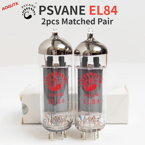 EL84 Vacuum Tubes Pair for HiFi Audio Amplifier Kit - Precision Matched