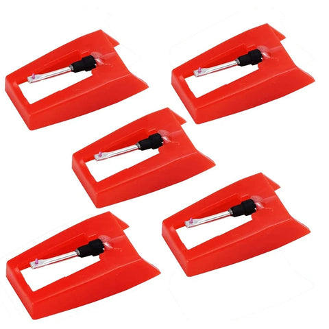 5-Pack Turntable Needles Replacement for Vinyl Record Player LP Phonograph Victrola