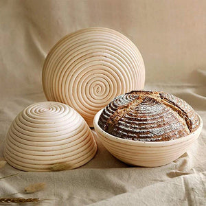 10" Oval Rattan Bread Proofing Basket for Sourdough Baking