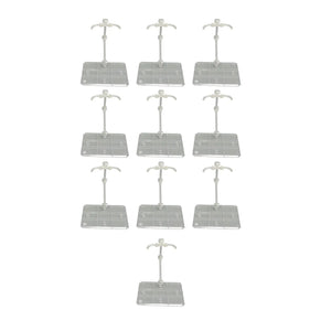 10-Pack Clear Acrylic Display Stands for Collectibles, Models & Figurines