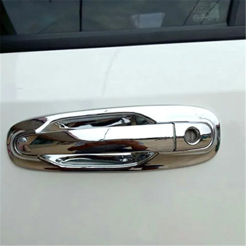 For Chevrolet Optra Lacetti Daewoo Nubira 2005-2016 Chrome Door Handle Cover & Bowl Trim