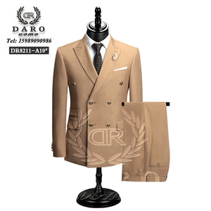 "2024 Men's Slim Fit Suit 2-Piece Set: Formal Business Wear (Jacket+Pants)"