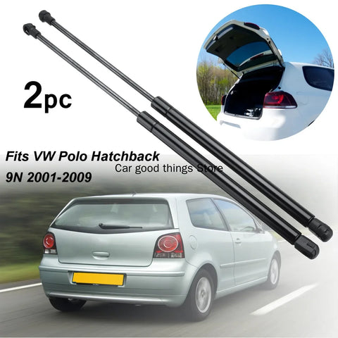 Car Tailgate Boot Gas Struts Support Lifters for VW Polo Hatchback 9N 2001-2009 (2pcs)
