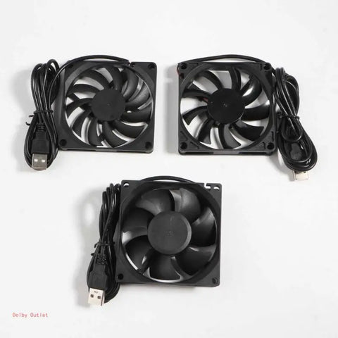 80mm USB Quiet Brushless Cooling Fan 5V Mini PC Fan 8010 8015 8025