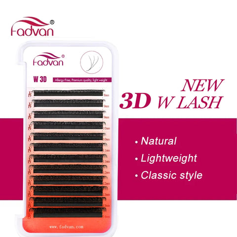 3D Mink Effect Eyelash Extensions Variety Pack, Volume & Curl Options