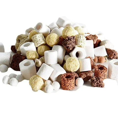 Aquarium Bio Balls Filter Media 100g, 10 Types for Fish Tank Filter Accessories