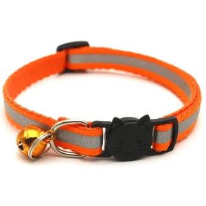 10-Pack Adjustable Cat & Kitten Safety Collars with Bells - Pet Collar Set