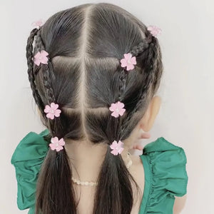 10-Pack Flower Princess Hair Clips Set - Lovely Hairpins and Buckles Hair Accessories
