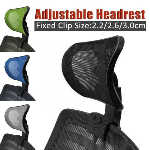 Adjustable Office Chair Headrest Pillow – Ergonomic Neck Support for Chairs