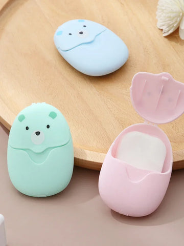 50-Pack Biodegradable Travel Soap Sheets – Eco-Friendly Hand Wash for Camping, Hiking, Travel