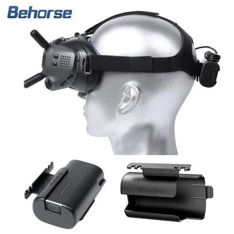 FPV Battery Storage & Headband Clip Holder for DJI Goggles V2/V1 Accessories