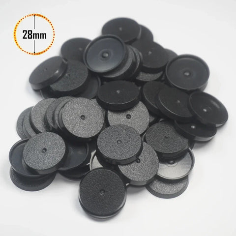 28mm Round Miniature Bases for RPG & Tabletop Games