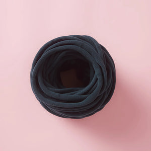 10-Pack Traceless Nylon Stretch Headbands for Newborns & Kids - Elastic Baby Hair Accessories