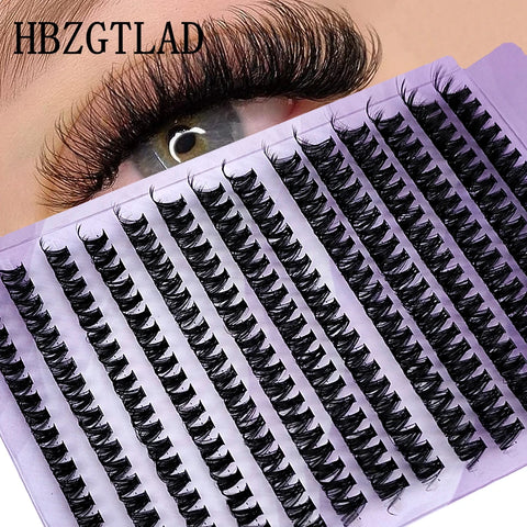 3D Mink Volume Lash Extensions 0.05mm Cluster Lashes 60D/80D, 280-Pack