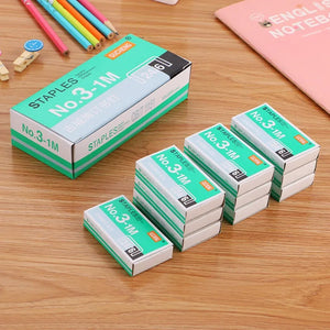 1000 Pcs Standard No. 12 Staples 24/6 for Office Binding and Stapler Use