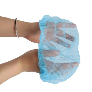 100 Disposable Hair Caps, Lightweight Hygiene Covers for Salon, Spa, Beauty Use