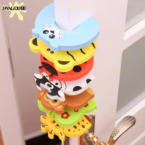 7pcs Baby Door Stopper Set Child Safety Pinch Guard Hinge Protector