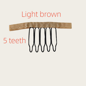 100pcs Wig Combs for Security with 4-6 Teeth - Ideal for Wig Caps and Clips