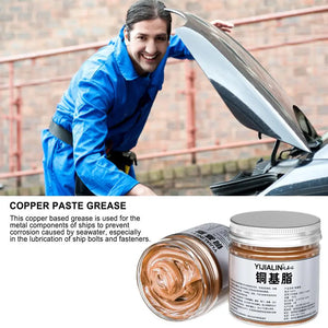 100g Copper Anti-Seize Grease Lubricant for Bolts, Hubs, Gears & Car Brake Pads