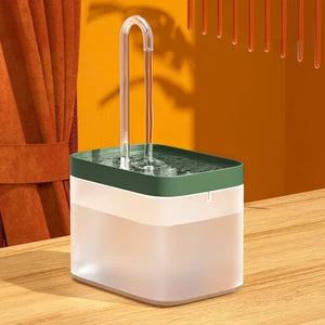 1.5L Quiet Pet Water Fountain with Smart Burnout Protection for Cats and Dogs