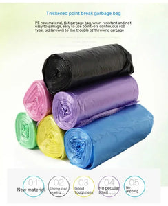 100-Pack Heavy Duty Trash Bags for Kitchen, Office, Bathroom Waste Disposal