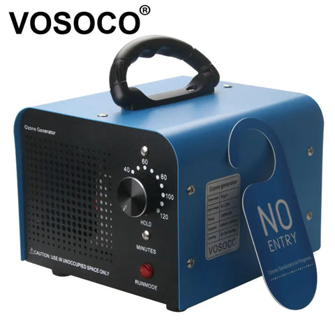 60g/h Ozone Generator Air Purifier Odor & Formaldehyde Removal Deodorizer Cleaner 220/110v Timing Machine