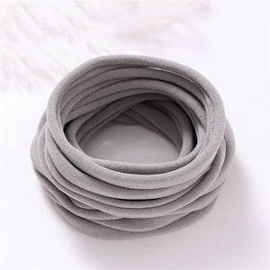 10-Pack Traceless Nylon Stretch Headbands for Newborns & Kids - Elastic Baby Hair Accessories