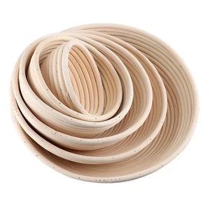 10" Oval Rattan Bread Proofing Basket for Sourdough Baking