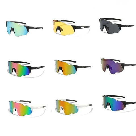 2024 UV Protection Sports Sunglasses for Men Women - Windproof Cycling Glasses, Off-road Motorcycle Bike Goggles