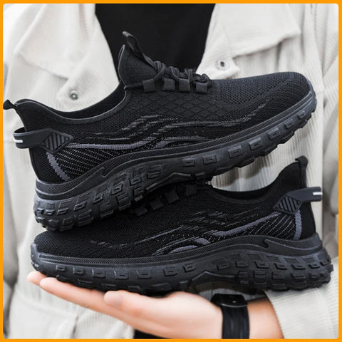 Breathable Mesh Running Shoes - Summer Fashion Sport, Shock Absorbing, Non-Slip, Daily Travel Sneakers