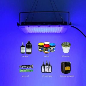 100W 300W UV Curing Lamp 365nm 395nm 405nm Light for Glue Curing & Fluorescent Detection