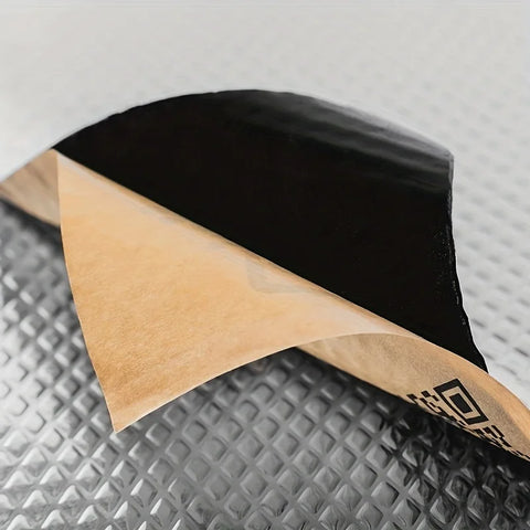 50pc 5mm Sound Deadener Heat Insulation Mat for Car Van Hood Door Wall Soundproofing