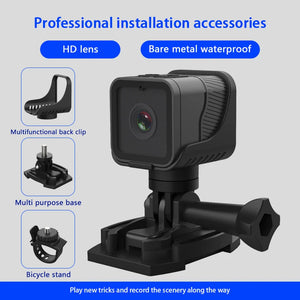 1080p HD Wireless Mini Camera, Wifi Hotspot Cam, Outdoor Sports & Motorcycle Dash Recorder