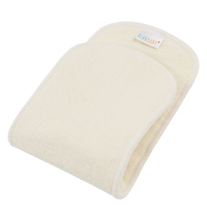 10-Pack Hemp Cloth Diaper Inserts, Reusable & Washable, 4-Layer Absorption