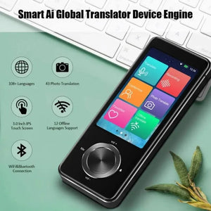 Instant Translator Device with 137 Languages, Real-Time Voice & Text Translation, 16 Offline Supported