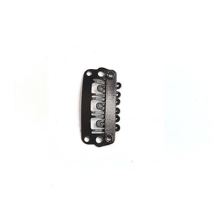 100pcs Black Brown Wig Clips 2.3cm-3.6cm Snap Clips for Hair Extensions & Wefts Hairpins Styling Tools
