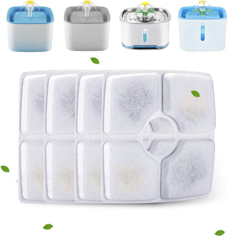 Cat Water Fountain Filters - 4/8 Pack Pet Hydration Essentials