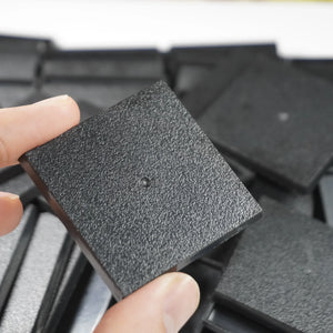 10-Pack 50mm Square Miniature Bases for Tabletop Wargames Models